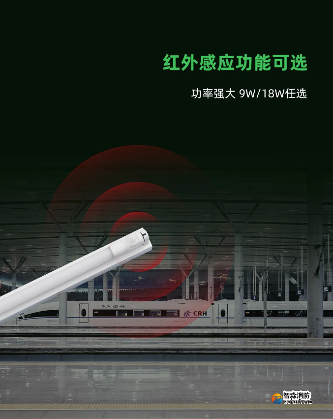 泰和安消防應急照明燈具紅外感應