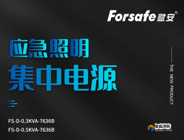 賦安消防FS-D-0.3KVA-7636B、FS-D-0.5KVA-7636B應(yīng)急照明集中電源新品