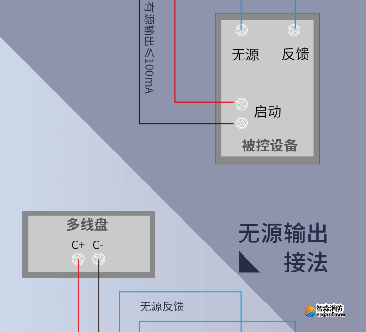 尼特二線制NT8252B手動接口接線圖