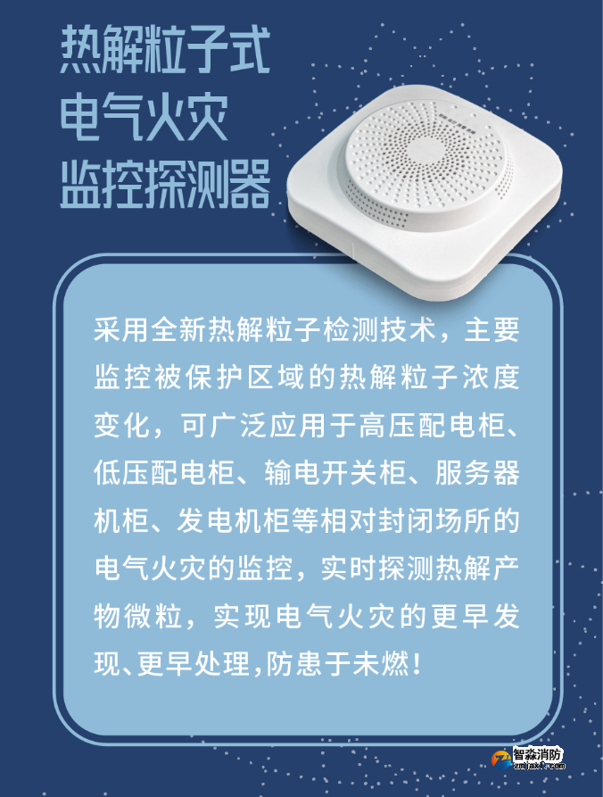 尼特消防熱解粒子式電氣火災(zāi)監(jiān)控探測(cè)器應(yīng)用