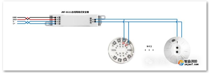 JTG-H-JBF4384A-Ex點(diǎn)型紅外火焰探測(cè)器接線圖