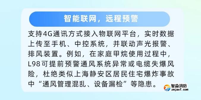 依愛消防JT-EI-L98型家用可燃?xì)怏w探測器產(chǎn)品特點(diǎn)